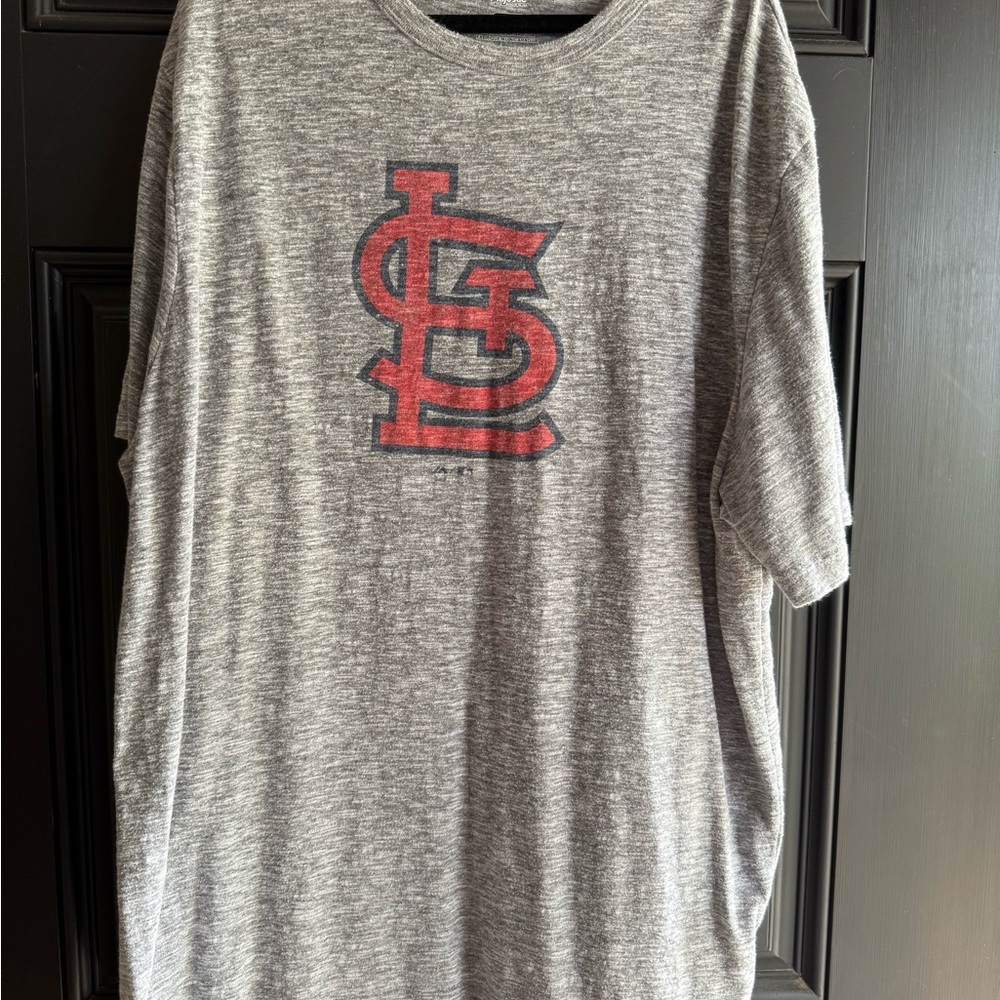 STL Gray T-Shirt with Red Logo